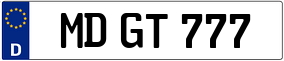 Truck License Plate